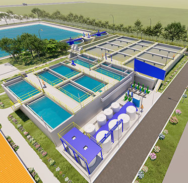 Cải tạo, nâng công suất của trạm xử lý nước thải số 1 của Khu công nghiệp Phú An Thạnh
